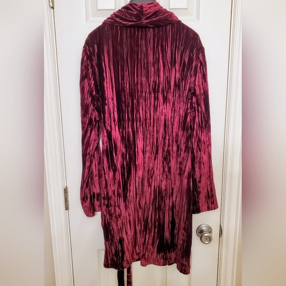 ZARA - Velvet Faux Wrap Dress - Picture 3 of 3